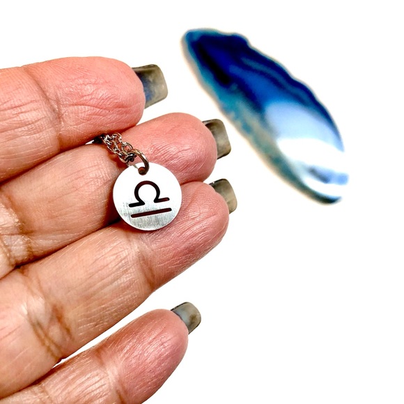 Libra Necklace, Constellation, Zodiac, Astrology - Picture 2 of 6